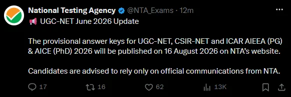 UGC NET Answer Key 2026 (June) @ugcnet.nta.ac.in, Download Subject Wise PDF Here_2.1