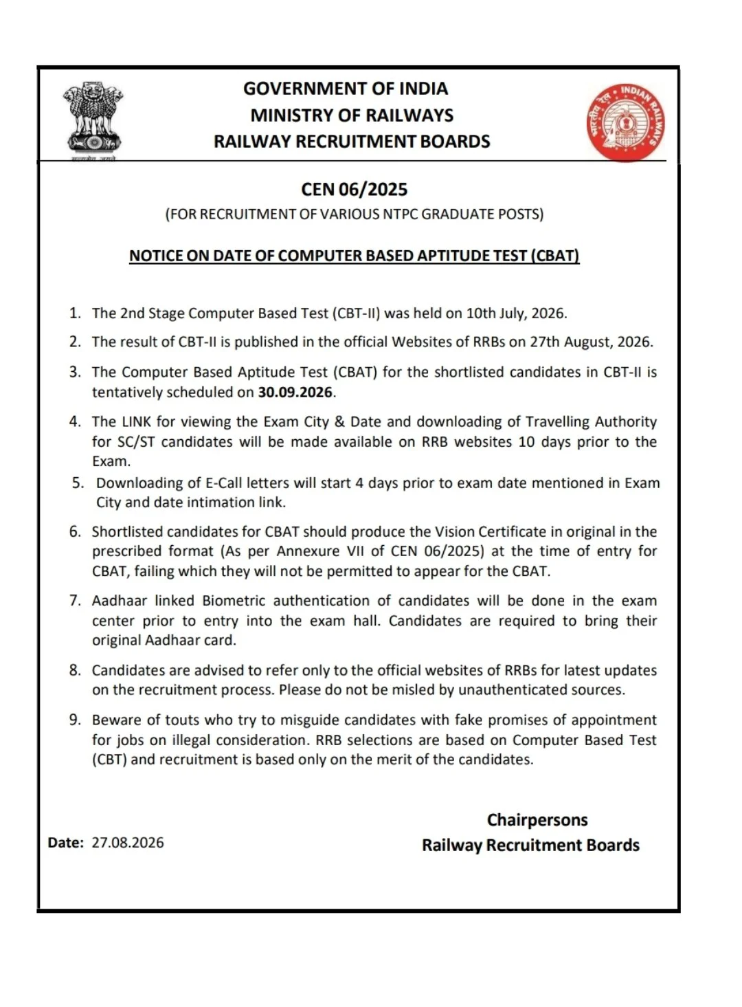 RRB NTPC CBT 2 Score Card and Result 2026 Out for Graduate, Download Zone-wise Result PDF_3.1